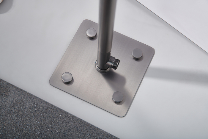 Utedusch Kallvatten Gunmetal Ø200 mm